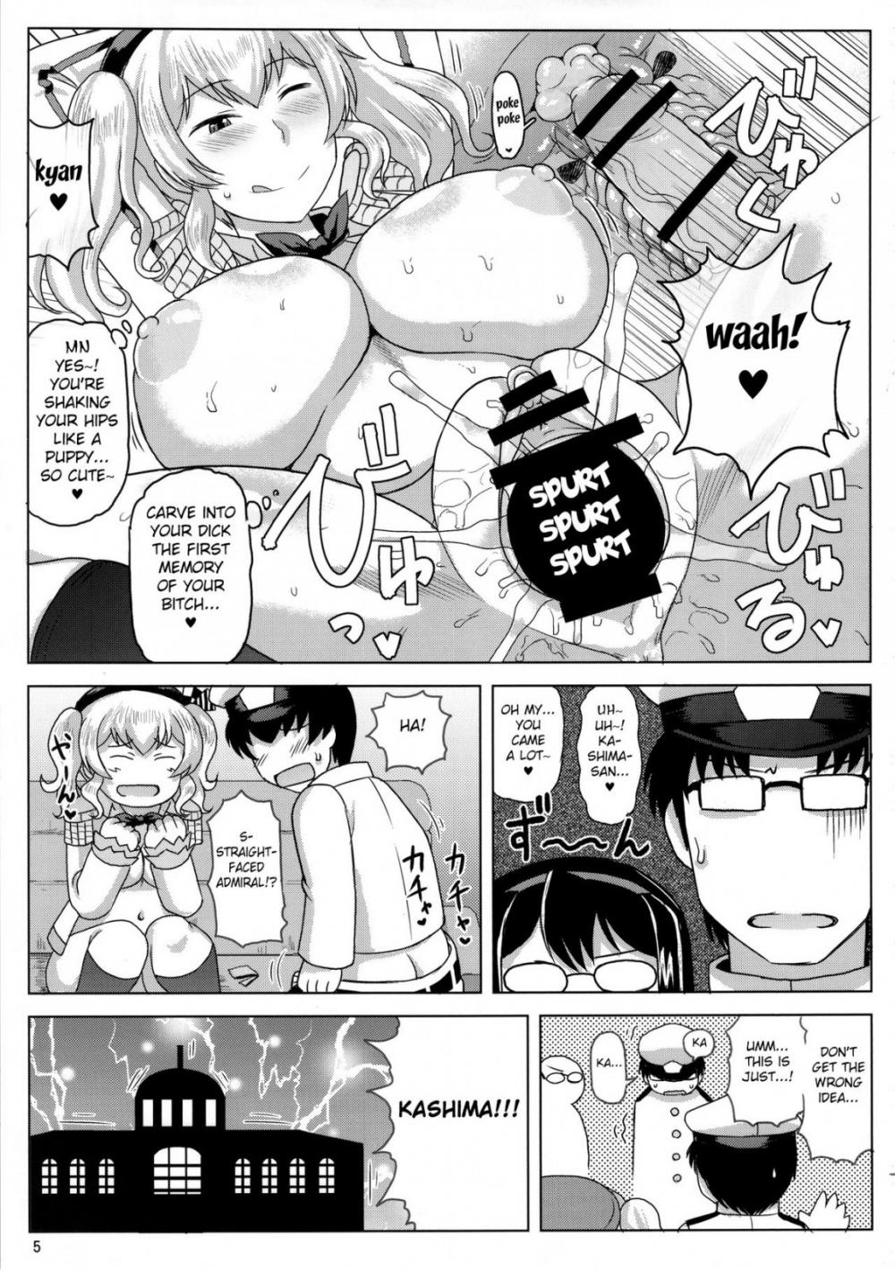 Hentai Manga Comic-A Story About Kashima Being A Lewd Bitch-Read-6